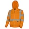 Pioneer Hooded Sweatshirt, 3, 10.5 oz. (360 GSM) polyester fleece, Orange, M V1060351U-M - alternate 1